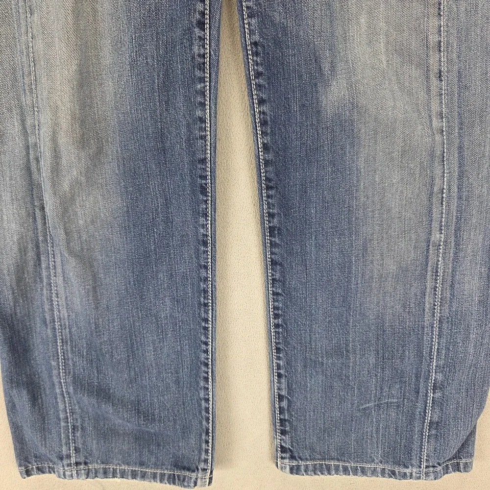 Vintage Levis Engineered Jeans Mens Blue Twisted Red Wire Button Fly Fits 32x28